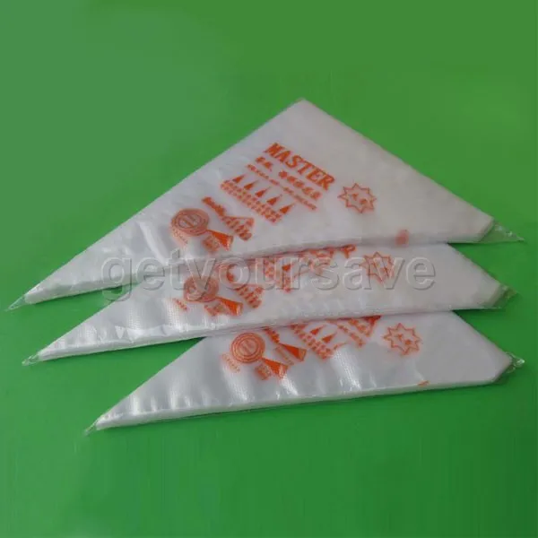 CABINA HOME 100PCS Small Size Disposable Piping Bag Icing Fondant Cake Cream Decorating Pastry Tip Tool wedding decoration | Дом и сад