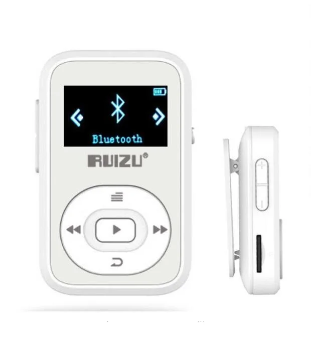 Оригинальный Мини Спортивный Bluetooth MP4 плеер RUIZU X26 с клипсой 8 ГБ FM рекордером