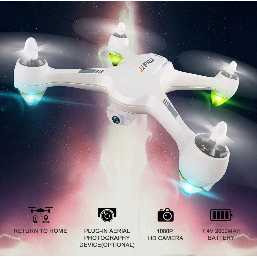 JJRC JJPRO X3 Радиоуправляемый Дрон HAX wifi FPV Бесщеточный с HD 1080P Съемная камера gps