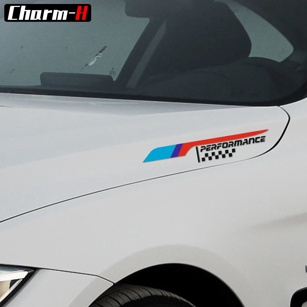 Новинка 2018 г. стикер M Performance для капота автомобиля двигателя наклейка BMW e46 e60 e90 f30