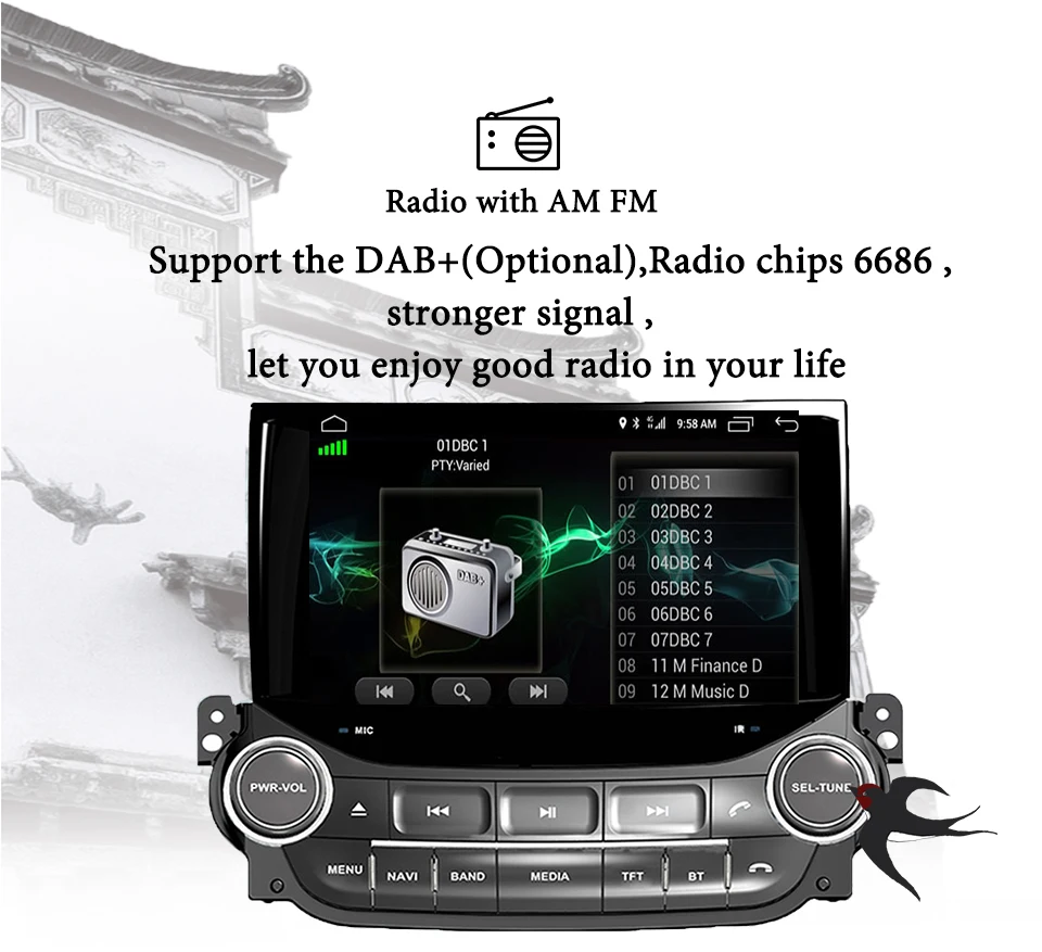 Android 9.0 4+64G Octa core Car DVD player gps navigator for CHEVROLET MALIBU 2013 2014 2015 with bluetooth radio Video Stereo | Автомобили