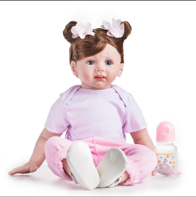 60 см 24 &quotReborn Baby Doll куклы реалистичные из мягкого силикона настоящие мягкие