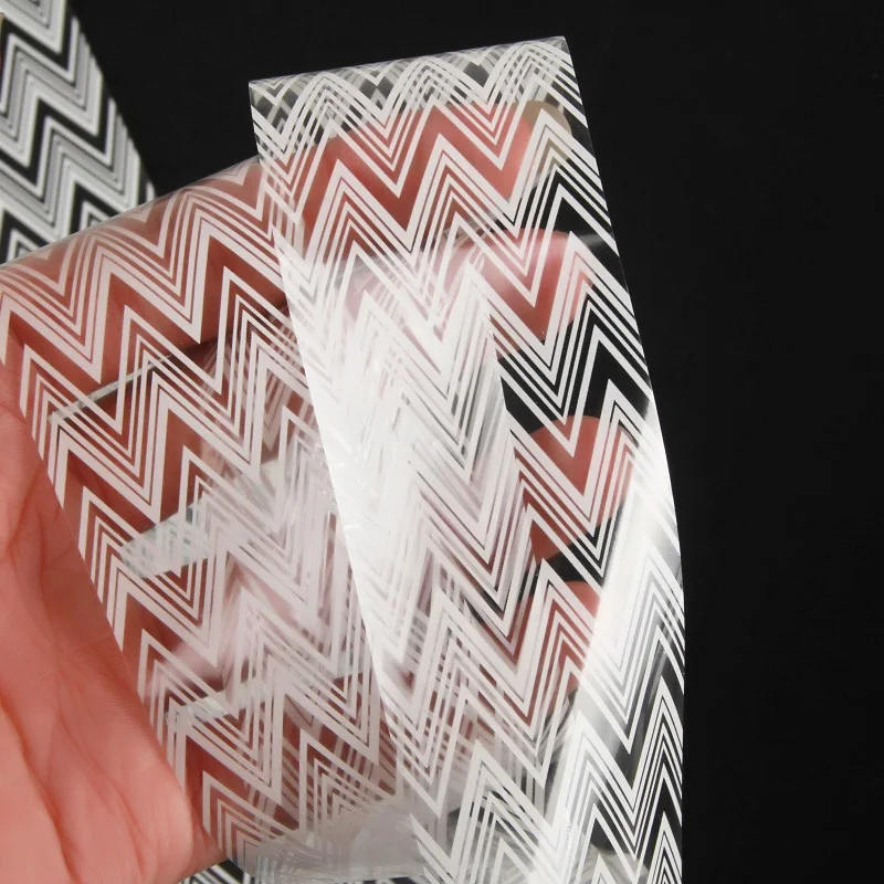 Фольга для ногтей 100*4 см белая кружевная фольга с цветами Высококачественные