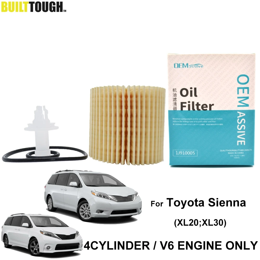 Автомобильный масляный фильтр для Toyota Sienna XL30 2011 2012 2.7L I4 2672CC 1AR FE аксессуары защиты