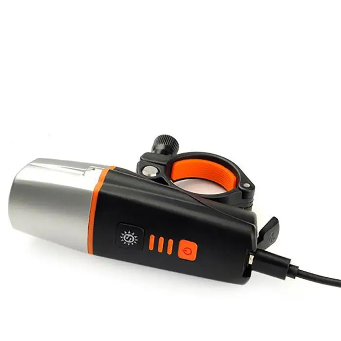 Водонепроницаемая светодиодная фара для велосипеда свет USB Перезаряжаемый MTB