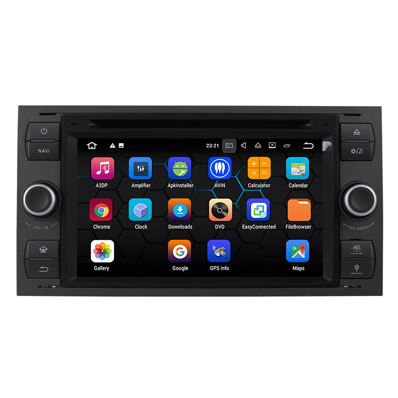 7 &quot4G RAM Android 9 0 автомобильный DVD плеер GPS Стерео навигация для Ford Focus Kug Transit 2004 2005 2006