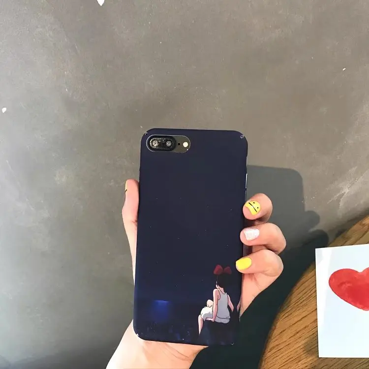 Для iPhone 6 S плюс 7 8 телефон Чехол звездное небо девушка полный тела Матовый PC