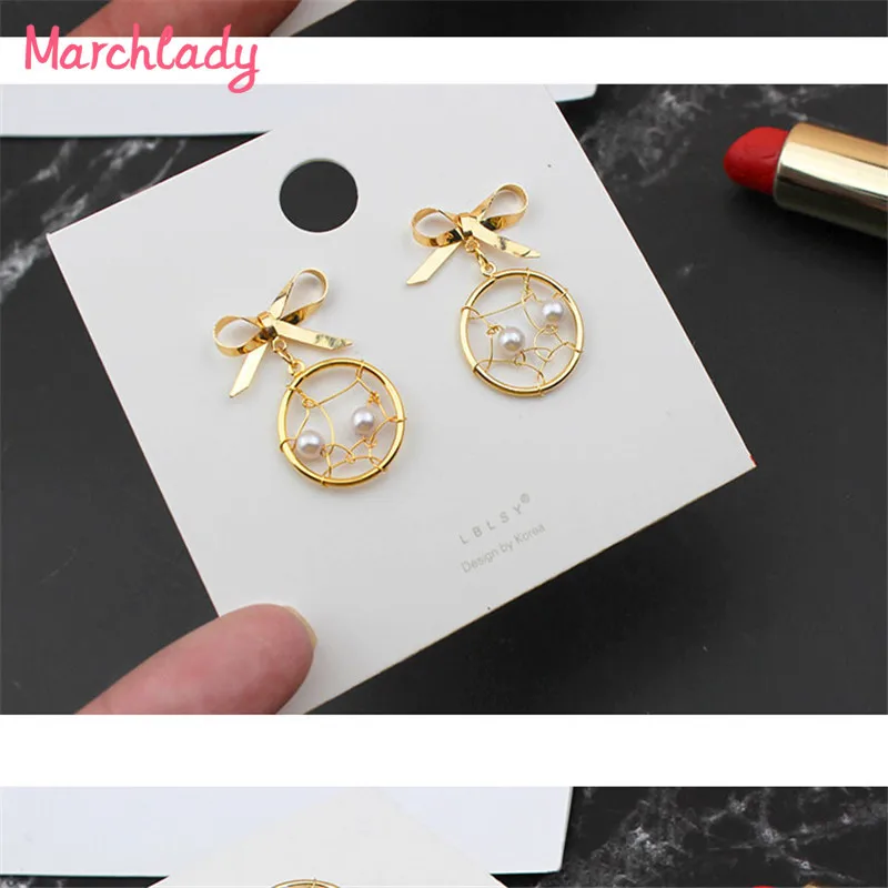 Brand Fashion Earrings For Women Zinc Alloy Gold Color Bowknot Lovely Korean Design Elegant Long Dangle Earring Aliexpress | Украшения и