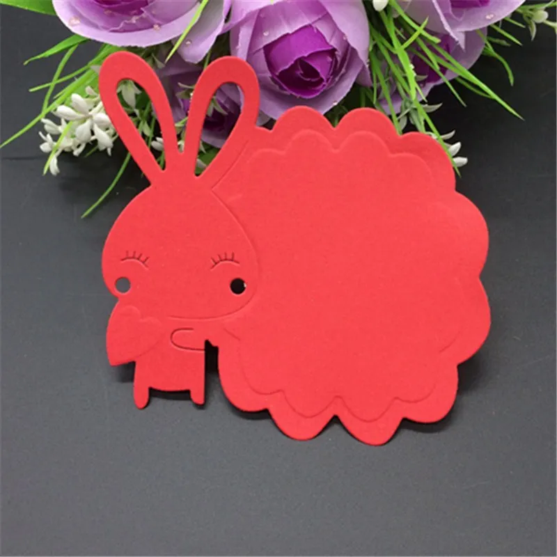 Милый кролик металлические режущие штампы Трафаретный Скрапбукинг Фотоальбом