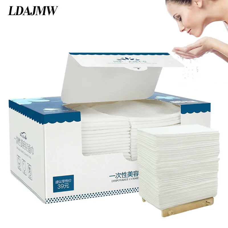 

LDAJMW 20/40/60PCS Portable Multi-purpose Cotton Disposable Face Towel Wet Dry Dual-use Cleansing Towel Soft Towel For Travel