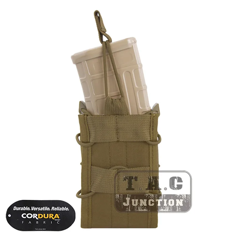 CB Emerson модульный мешочек 5,56 M4 M16 AR15 SR52 P-MAGS M1A1 G3 подсумок Emersongear Molle Pouch Mag Carrier - Цвет: CB