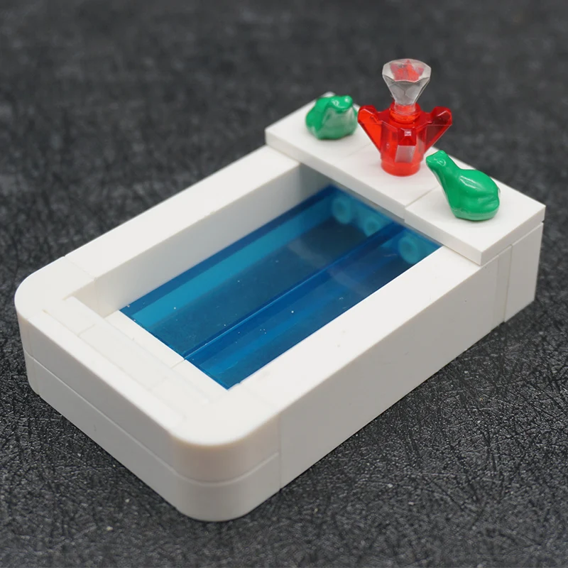 1 комплект ванная комната ванна блок фигурка аксессуары кирпичи DIY мебель