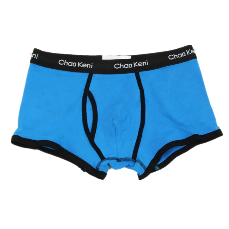 5 шт./лот Хлопок Нижнее Белье мужская Боксер Мальчик Боксеры с пакетом нижнее