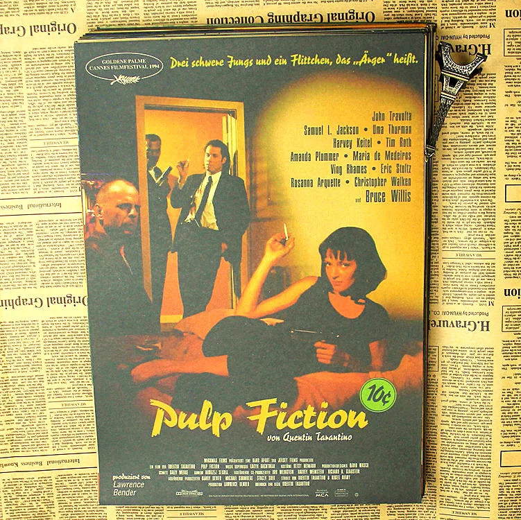 Криминальное художественное оформление классический фильм винтажный Ретро