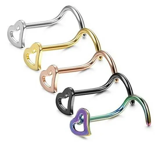 Ювелирные изделия JOYA S-образный изогнутый нос в форме сердца очаровательное