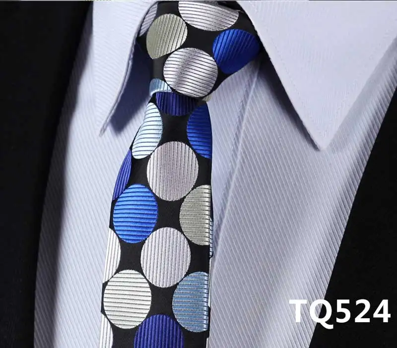 Тканый мужской тонкий узкий галстук # TQ52 HISDERN Цветочные Вечерние свадебные