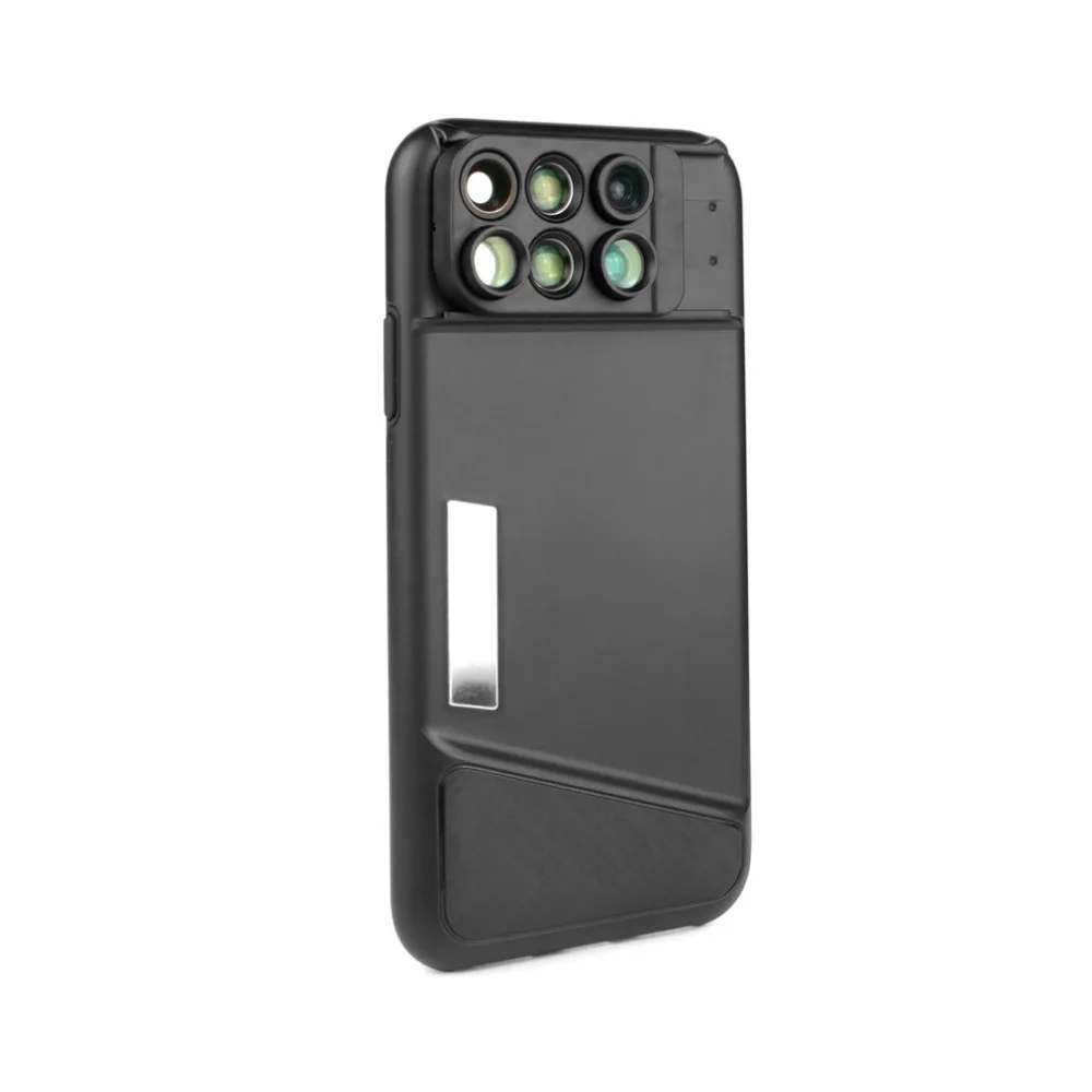 6в1 объектив мобильного телефона для iPhone X Bluetooth широкоугольный Макро Рыбий глаз