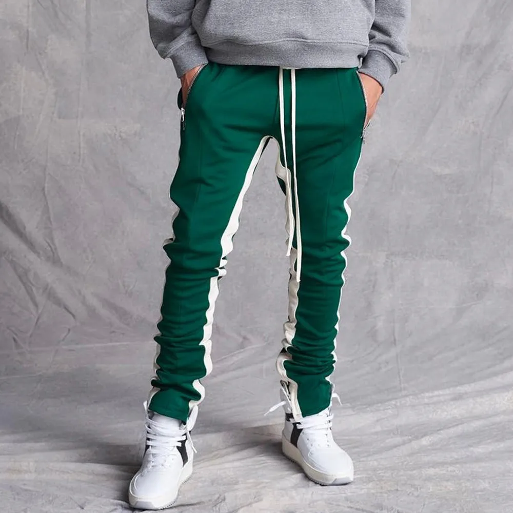 Брюки мужские весенне летние стильные и удобные комбинезоны в полоску с