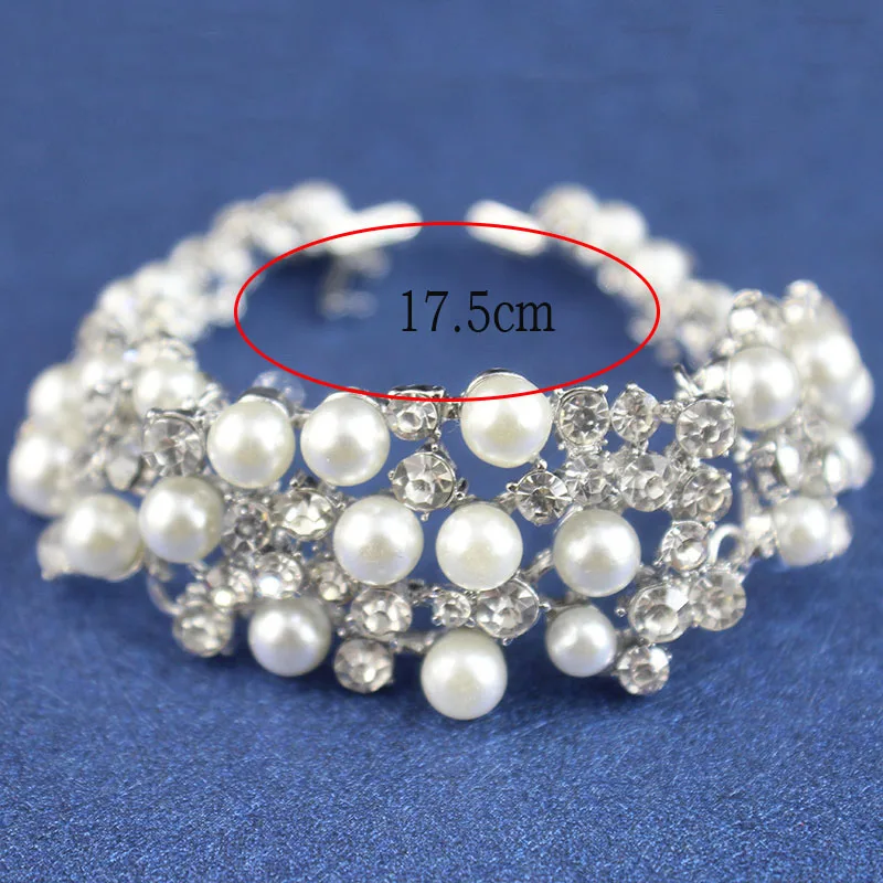 Женский браслет с искусственным жемчугом модный золотого цвета | Украшения и