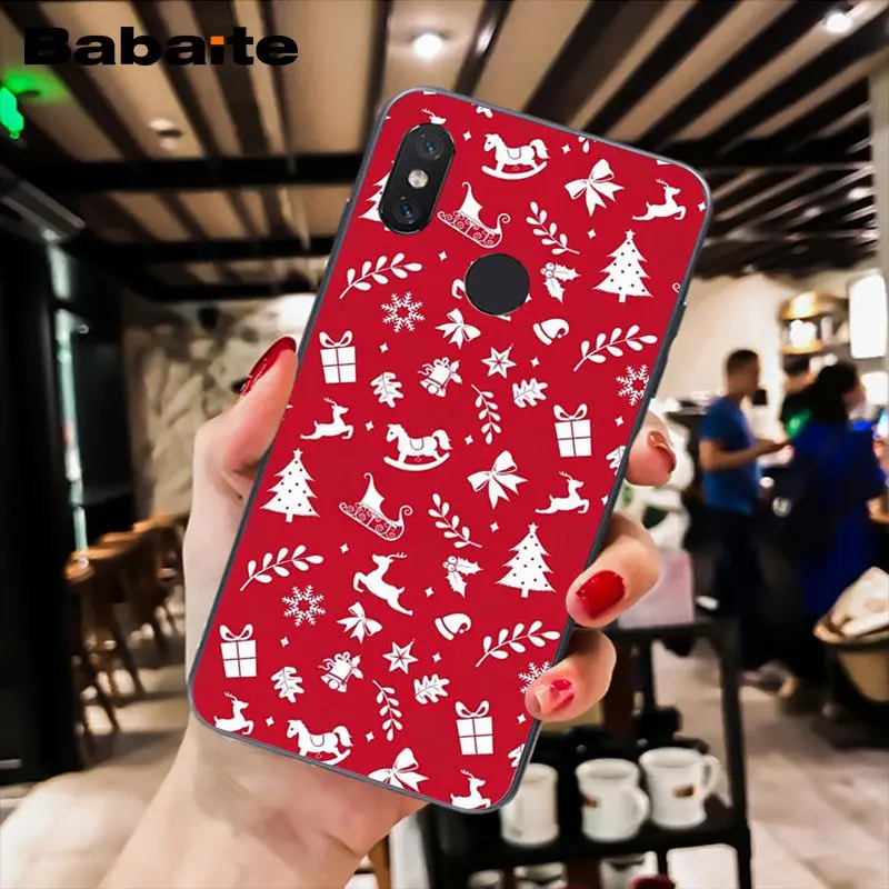 A11 Babaite год Рождественский олень Санта мягкий чехол для телефона для Xiaomi MiA1 A2 lite F1 Redmi8 4X 5Plus S2 Note7 8Pro 5A 6A - Цвет: A11