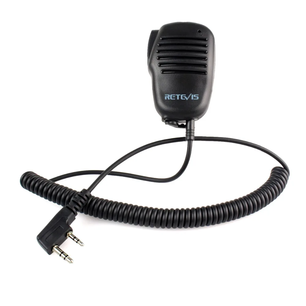 2 контактный PTT динамик с микрофоном для KENWOOD BAOFENG радиоприемник RETEVIS H777 RT5R RT3 RT5 RT80