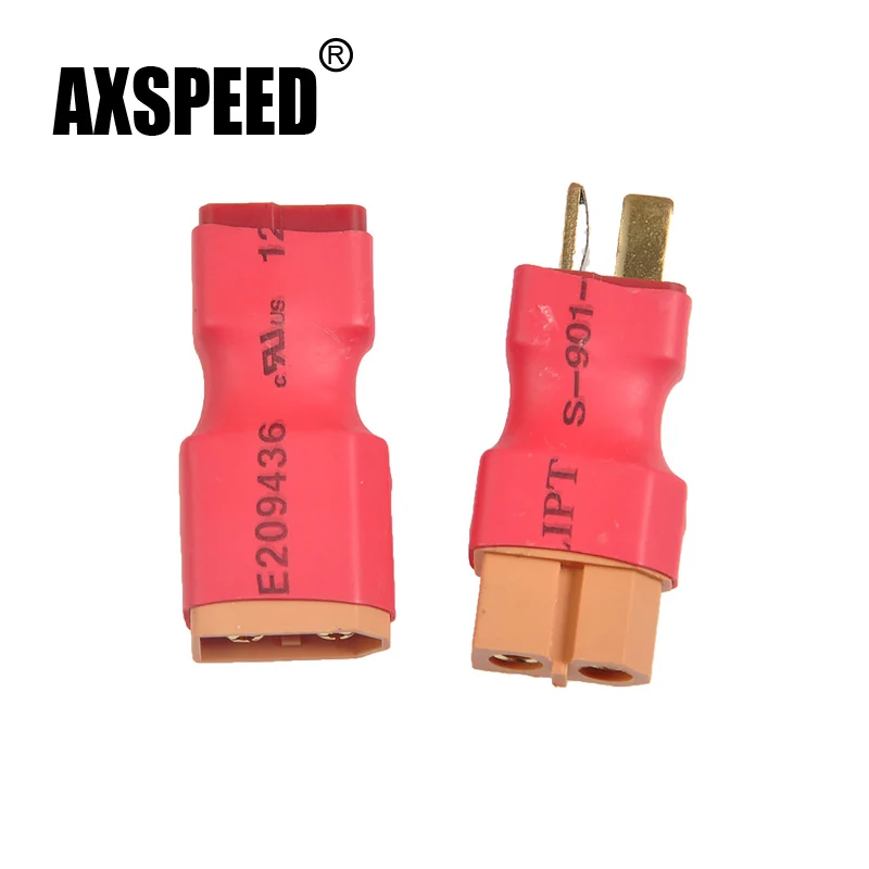 AXSPEED T Plug Deans штекер гнездо и беспроводной адаптер XT60 для SCX10|Детали аксессуары| |
