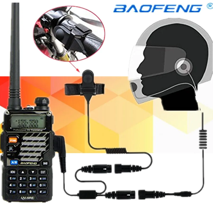 2 шт. мотоциклетная гарнитура для шлема с полным покрытием наушники микрофоном