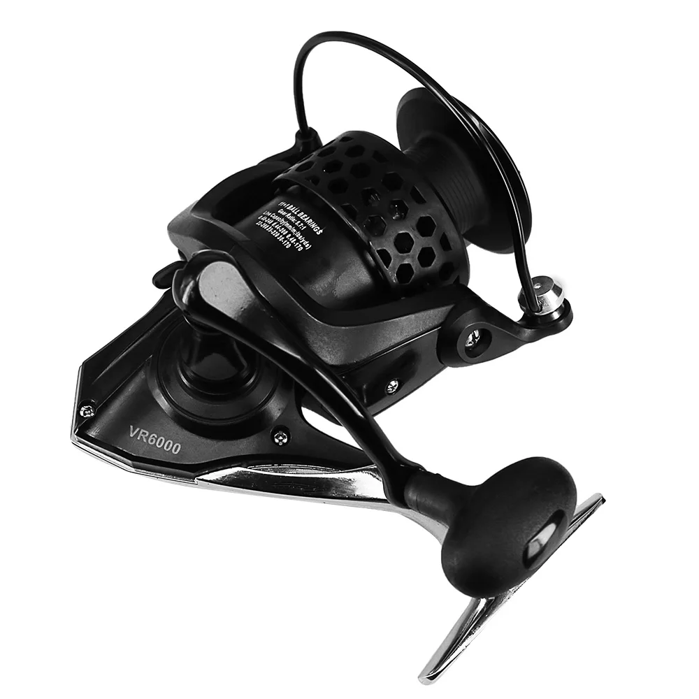 DEUKIO VR 2000 6000 11 + 1BB Рыболовная катушка 7 1: 1 высокая скорость металлическая покрытие