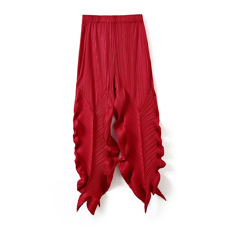 Elastic stitching of children in Sanzhai folded kelp pants