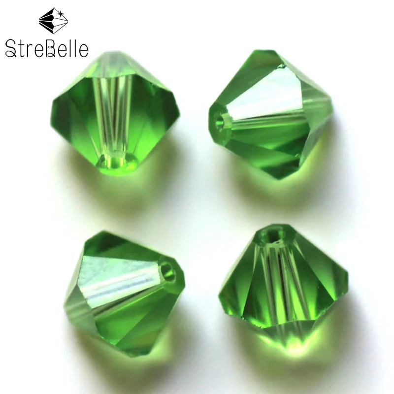 

3/4/5/6/8/10mm Multi Colors Crystal Czech Beads Bicone for Jewelry Earring Bracelet Long Necklace Diy