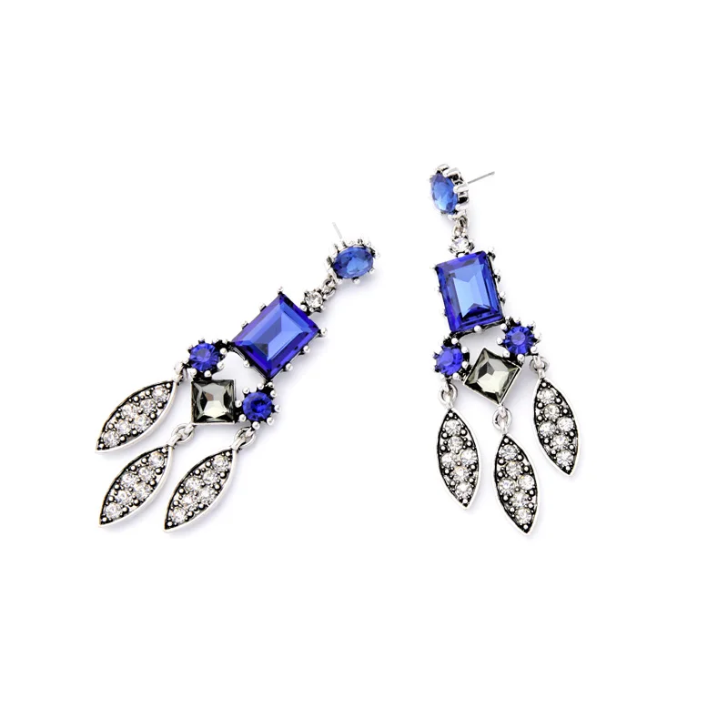 Длинные Стильные благородные женские шикарные серьги для вечеринок