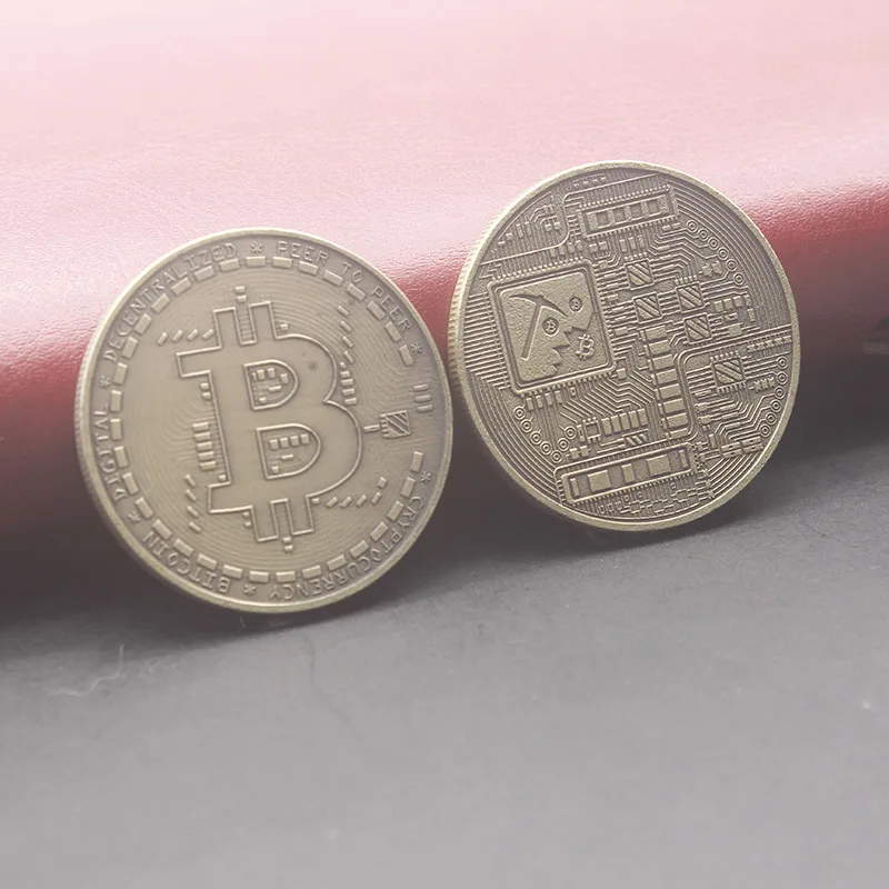 Биткойны Casascius Bit Coin BTC чехол в подарок физическая металлическая антикварная