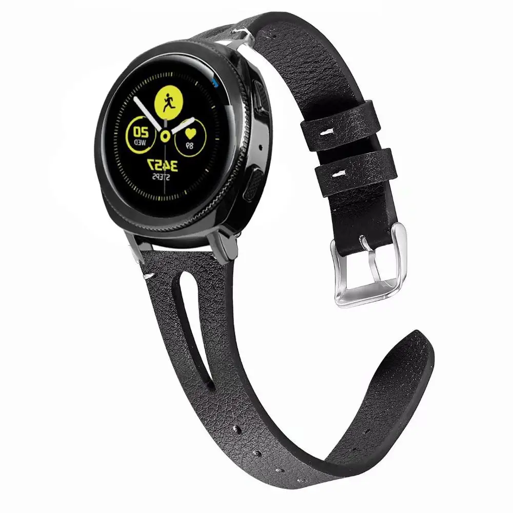 Ремешок для huawei gt 2 20 22 мм элегантные часы Samsung huami amazfit bip galaxy watch active 42 46 Gear sport s2 S3