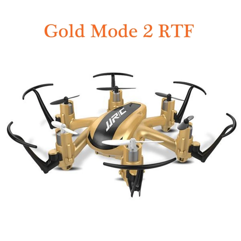 Gold Mode 2 JJRC H20 Мини 2,4G 4CH 6 оси Квадрокоптер с автономным режимом Радиоуправляемый Дрон Вертолет игрушки подарок RTF VS CX-10 H8 H36 мини - Цвет: Gold Mode 2