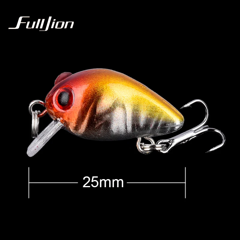 Fulljion Crank рыболовные приманки воблер для Fly Pesca с 10 # Крючки снасти маленькие