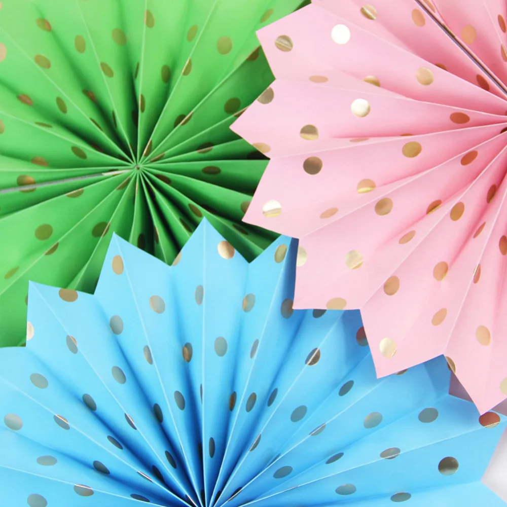 Свадебное украшение для дня рождения 1 шт. висячий золотой узор в горошек