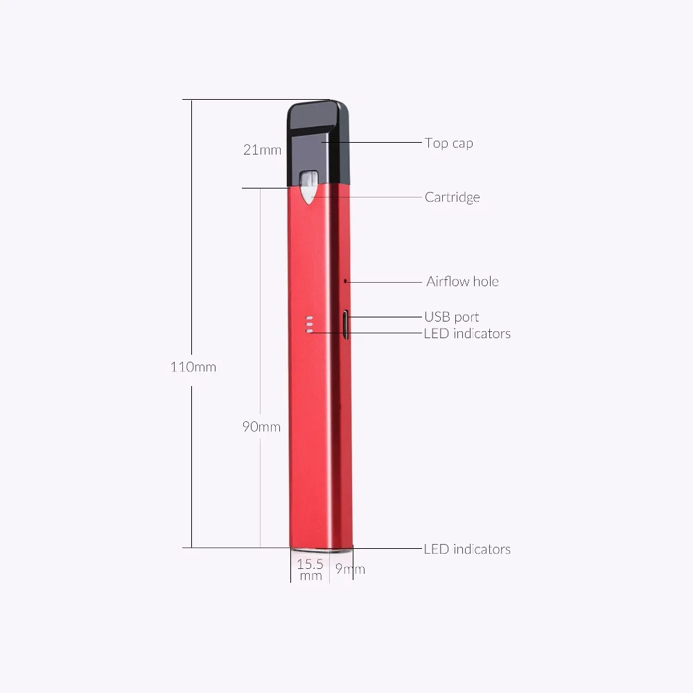 Оригинальный набор электронной сигареты Vapor Storm 1 8 мл картридж 400 мАч с