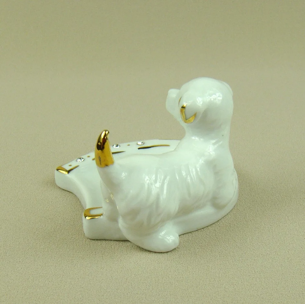 Фарфоровый лабрадор ретривер блюдо для украшений декоративная керамика