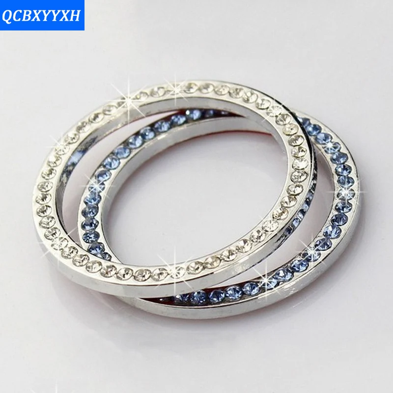 Хрустальный автомобильный переключатель зажигания для запуска двигателя крышка