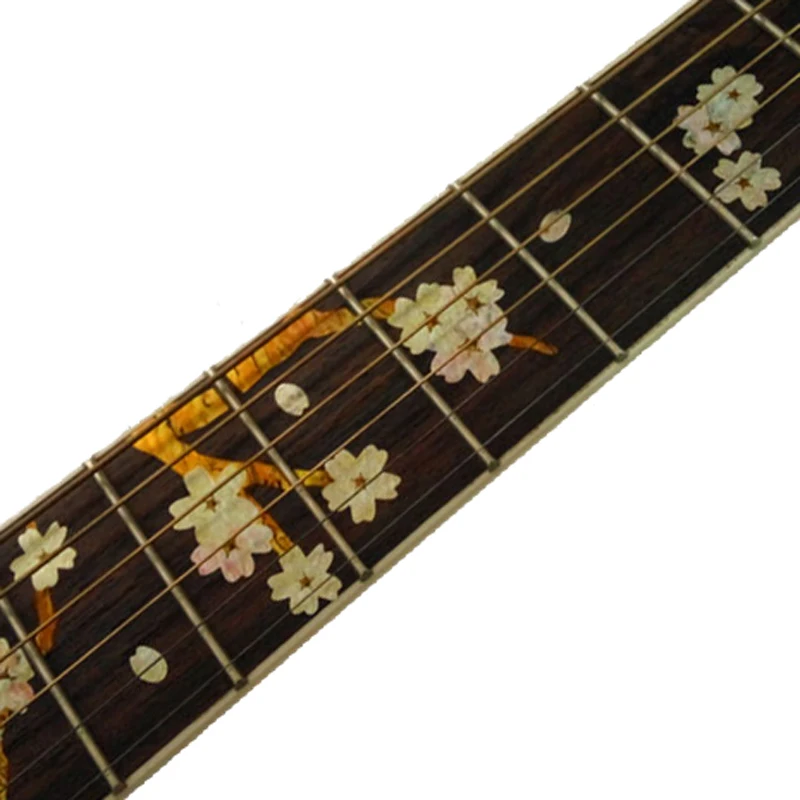 Сливы Форма бас гитары наклейка на лад подельные стикеры гриф гитары|guitar inlay|inlay