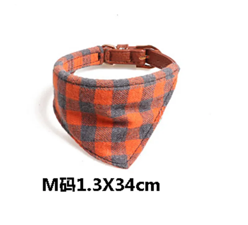 Милый маленький средний и очень большой ошейник с банданой для питомца кошки