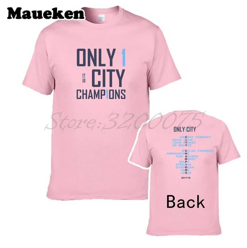 Мужская футболка только 1 город чемпионов Давида Сильва Де Брюйне Сане Иисуса