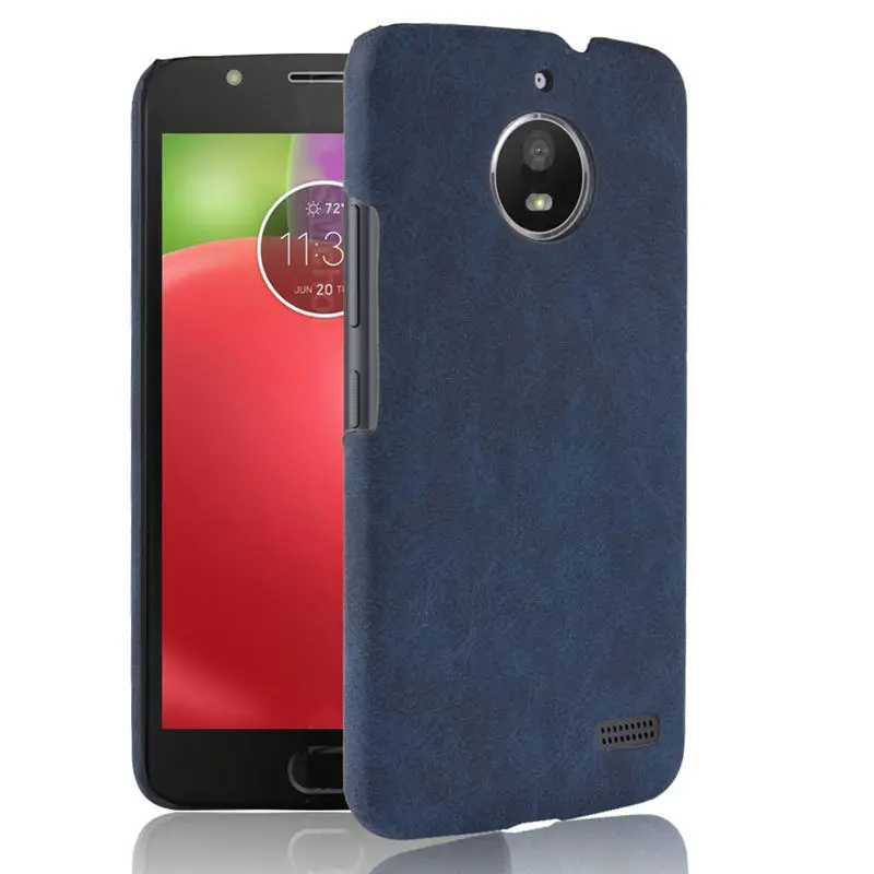 Для Motorola Moto E4 чехол для Чехол класса люкс из искусственной кожи жесткий телефона