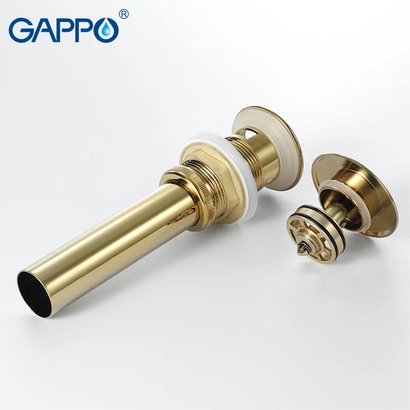GAPPO дренажные пробки для ванной комнаты с защитой от запаха Золотая пробка