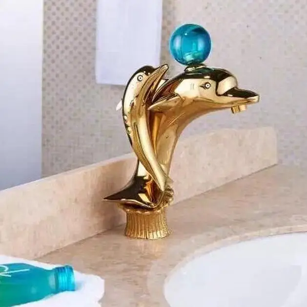 Латунный Смеситель для раковины однорычажный кран ванной комнаты горячей и