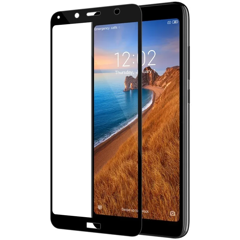 Защитная пленка NILLKIN для Xiaomi Redmi 7A стекло Amazing CP + Pro закаленное с полным покрытием |
