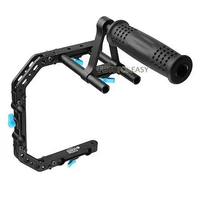 FOTGA DP3000 DSLR Quick Release Clamp A/B останавливает фоллоу-фокус подходит для 15 мм штанги для камер canon sony