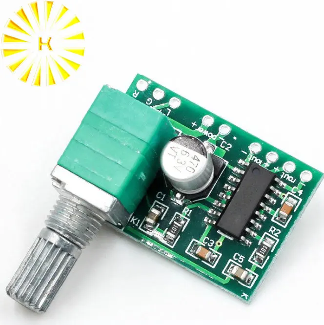 PAM8403 5 в усилитель мощности аудио Плата 2 канала 3 Вт регулятор громкости/USB разъем