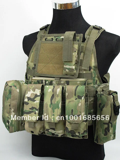 Штурмовой жилет для переноски мульти камуфляж USMC MOD Molle|assault plate carrier|vest carriercamo carrier |