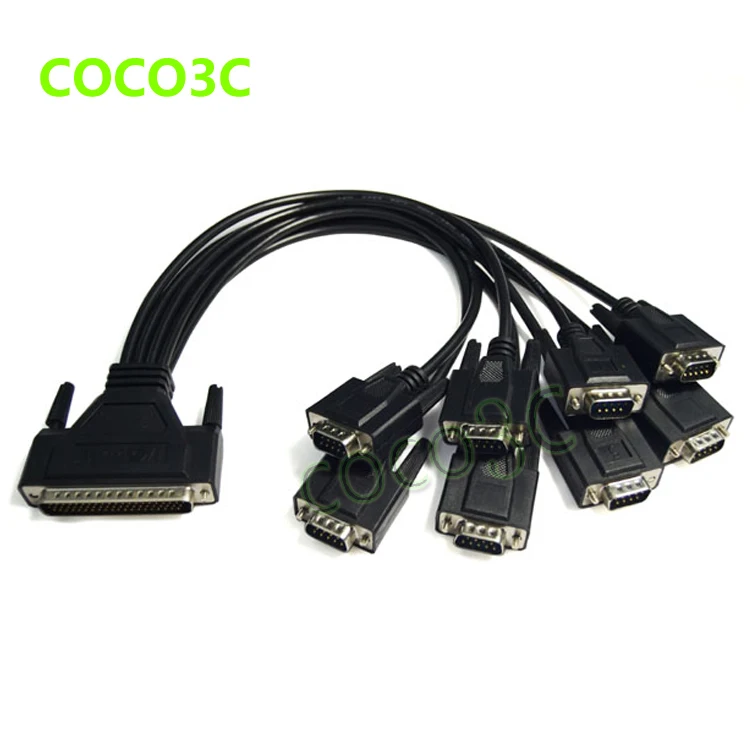 8 портов последовательный PCI Express с вентилятором кабель PCI-e к мульти RS232 DB9 порты